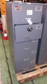 Mosler 4 drawer filing cabinet