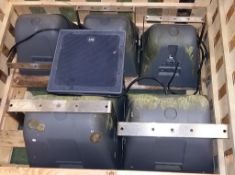 6x RCF P2110 speakers