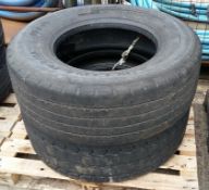 2x Used tyres