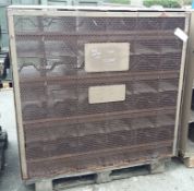 Metal storage crate