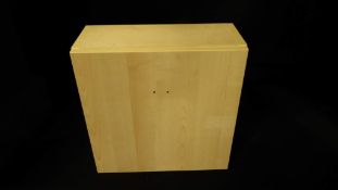 2 x Laufen Open Wall Cabinet L/H Hinge Door H380xW380xD160mm, Light Maple, Model 4.6200.1.