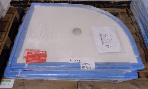 2 x TrayMate 1000X800x25 QLH TM25 Shower Tray