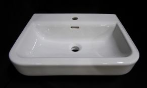 14 x Laufen Form 55cm Wash Basin 1 Taphole, White, Model 810672.000.104.1