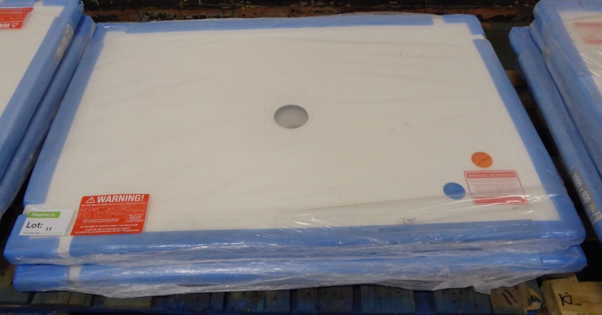 2 x TrayMate 1200X800x25 TM25 Shower Tray