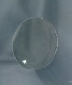 2 x Inda 45cm Round Mirror With Satin Frieze (3mm Glass), Model A0785A