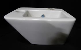 5 x Laufen Alessi Dot 45x33cm No Taphole Wall Hung Small Washbasin, White, Model 815901.20