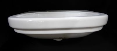4 x Laufen LB3 Classic Washbasin 65cm 1 Taphole, White, Model 810685.000.108.1