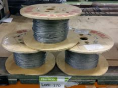 3x Reels of Ormiston wire 2.7mm x 115m