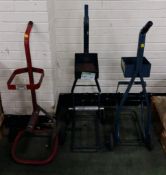 3x Banding trolleys