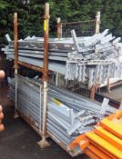 Pallet racking assembly - shelving, beams, uprights