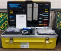 Emergency fibre optic cable repair kit