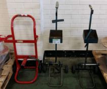 3x Banding trolleys