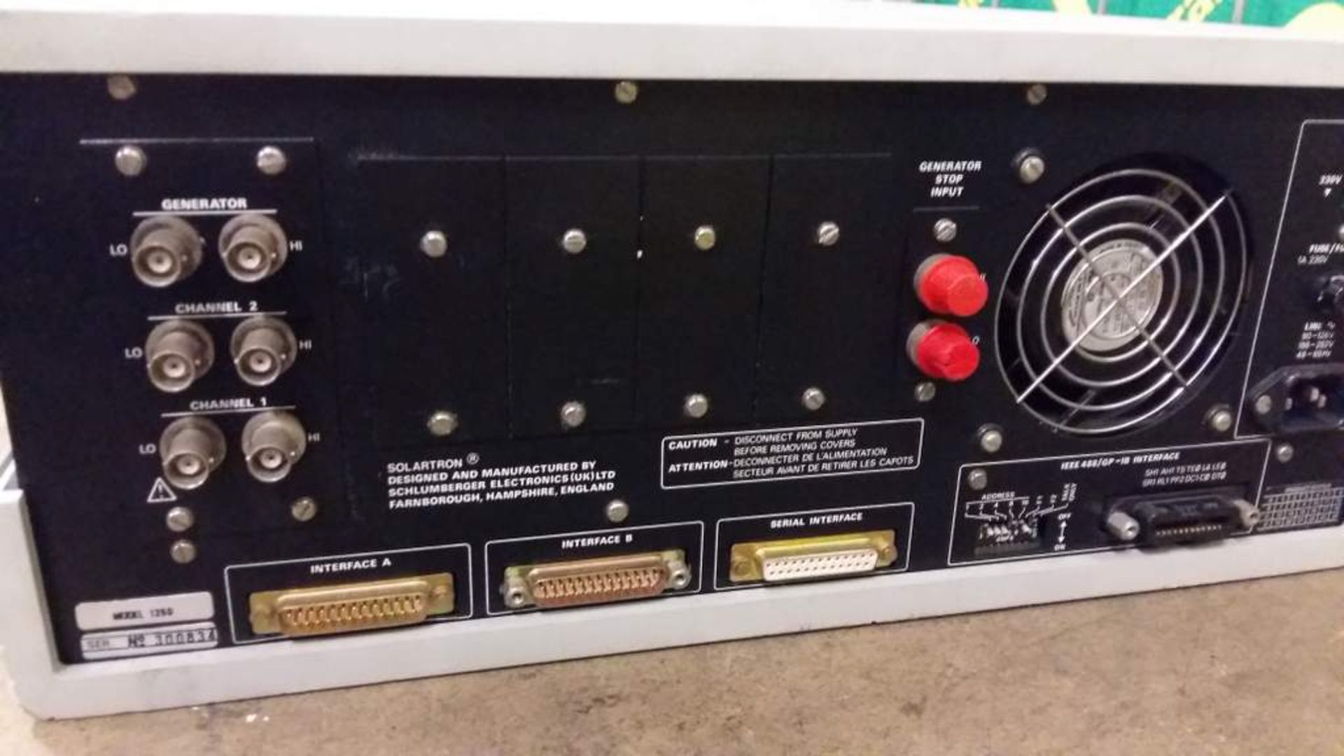 Solartron 1250 Frequency Response analyser - Image 4 of 4