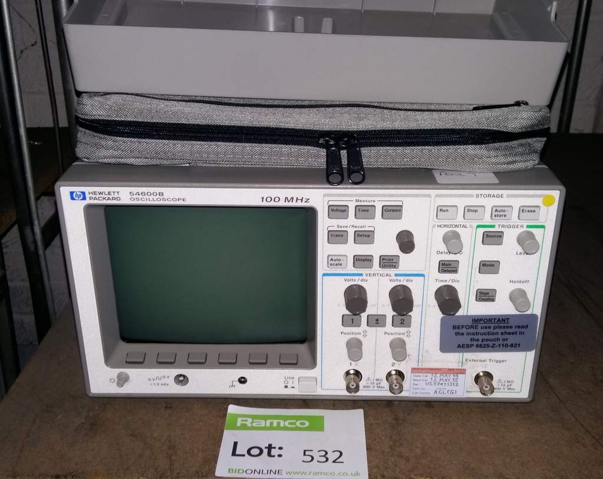 HP 54600B 100MHz Oscilloscope