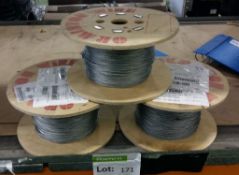 3x Reels of Ormiston wire 2.7mm x 115m