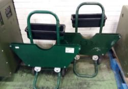 2x Banding trollies