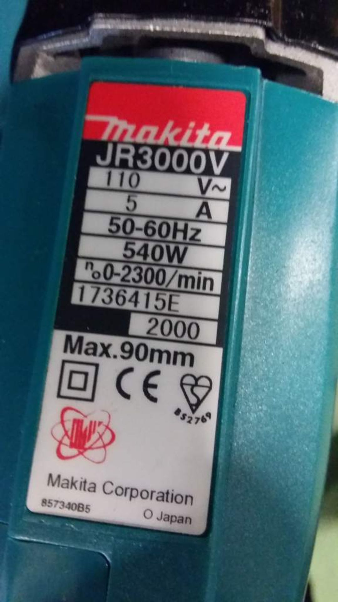 Makita JRV3000 reciprocating power saw - Image 3 of 3