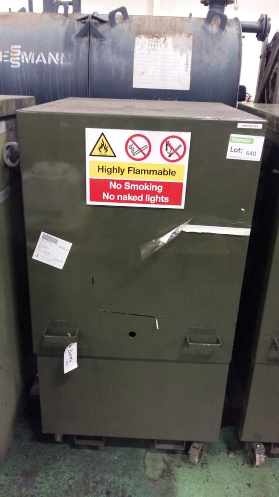 2ft x 2ft x 4ft chemical storage cabinet