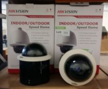 2x Hikvision indoor/outdoor speed dome housing