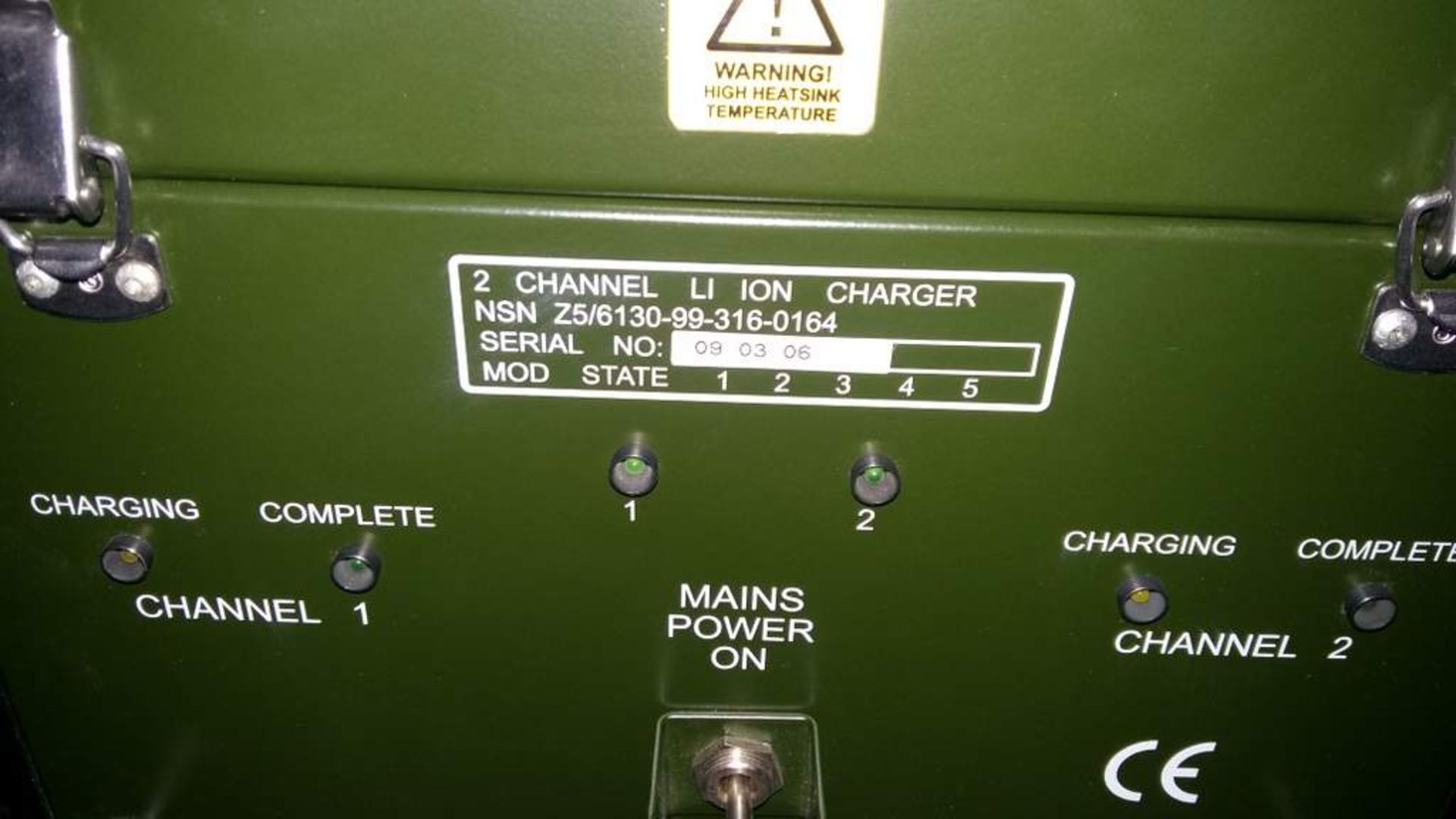 2 Channel Li-ION charger NSN 6130-99-316-0164 - Image 2 of 4