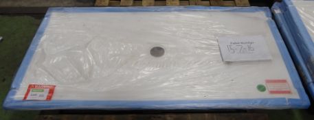 1 x TrayMate Shower Tray TM25 1600 x 800 x 25mm