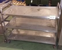 3 shelf trolley