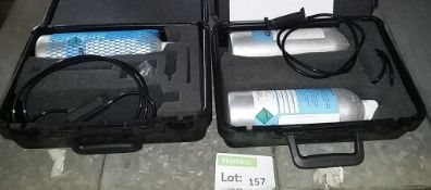 2x Gas monitoring calibration kits