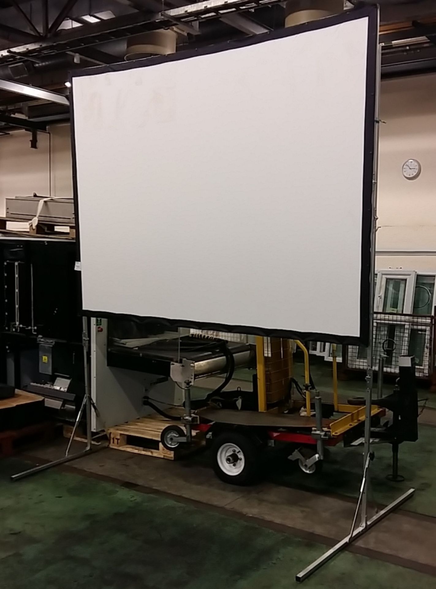 3x Draper Cinefold Portable Projection screens