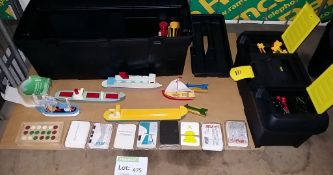 Flipcard boating education system in tool box