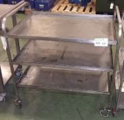 3 shelf trolley