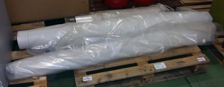 3x Rolls of polythene