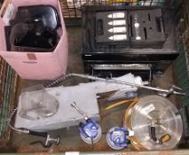 Water hose assembly, Salamander toaster, tap assembly, Brita filters