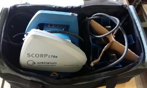 Orbitalum Scorp 170E portable pipe cutter kit in carry case