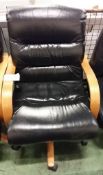 Leather office chair