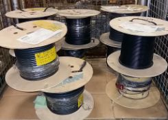 10x Reels of cable (unknown length)