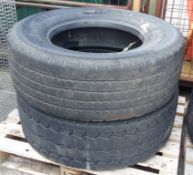 2x Used tyres