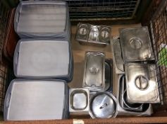 Meal trays, Gastronorm pans & lids