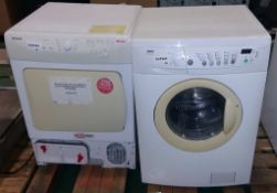 Zanussi Jet System 1600 XC6 washing machine, Hoover VisionHD Condenser drier