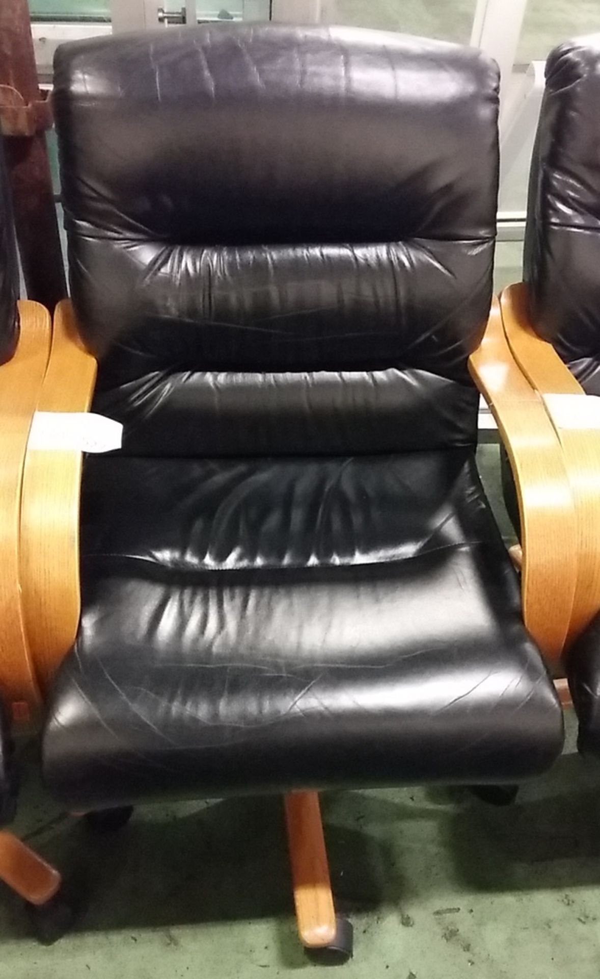 Leather office chair