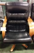 Leather office chair