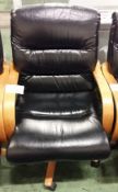 Leather office chair