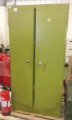 6ft x 3ft x 1.5ft 2 door cabinet