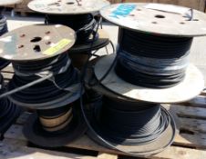 6x Reels of cable (unknown length)