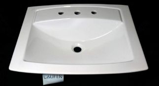 7 x Laufen My Life Basin Triple Tap Hole 65cm x 51cm