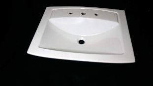 6 x Laufen My Life Basin Triple Tap Hole 65cm x 50.5cm