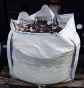 Builders bag of gravel shavings