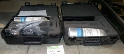 2x Gas monitoring calibration kits