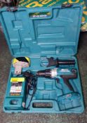 Makita electric drill with battery and charger MXT