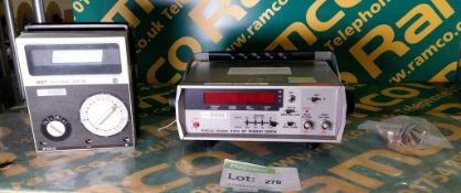 HSN avometer DA116, RACAL-DANA counter 9916 UHF, Bird watt meter plu-in 25W 25B