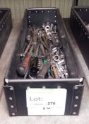 Socket set heads and handles - various sizes